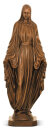 Maria Matka Boża 100 Vertini - raden -kolor brąz lakierowany lub woskowany ( patyna )