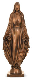 Maria Matka Boża 59 Vertini - raden - kolor brąz lakierowany lub woskowany ( patyna )