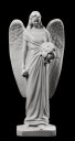 Anioł z kwiatami Vertini 58 - raden - kolor biały
